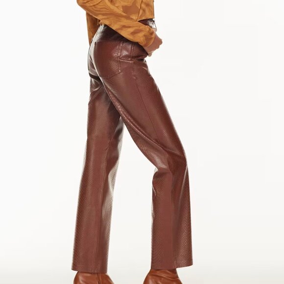 BNWT Wilfred Melian Leather Pants - Picture 1 of 4